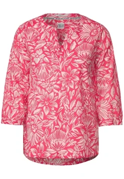 Cecil Blusen*Leichte Print Baumwollbluse strawberry red