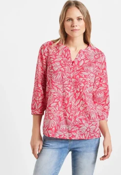 Cecil Blusen*Leichte Print Baumwollbluse strawberry red