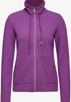 Cecil Pullover & Sweatshirts*Leichte Sweatjacke iced violet