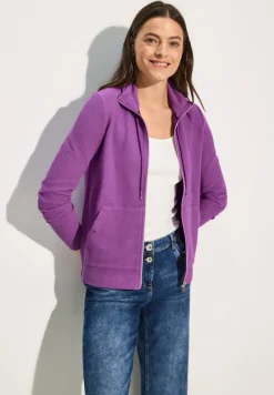 Cecil Pullover & Sweatshirts*Leichte Sweatjacke iced violet