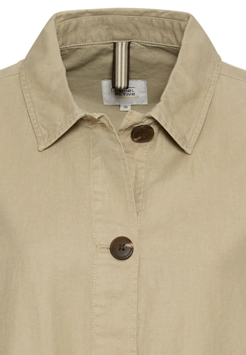 Camel Active Jacken*Leichter Blazer aus einem Leinenmix dark straw