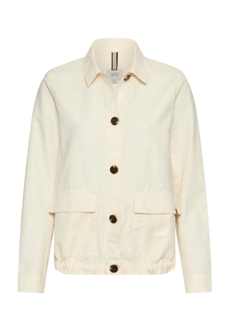 Camel Active Jacken*Leichter Blazer aus einem Leinenmix bone white