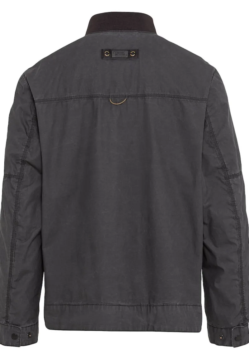 Camel Active Jacken*Leichter Blouson aus Baumwolle im Washed Look Asphalt