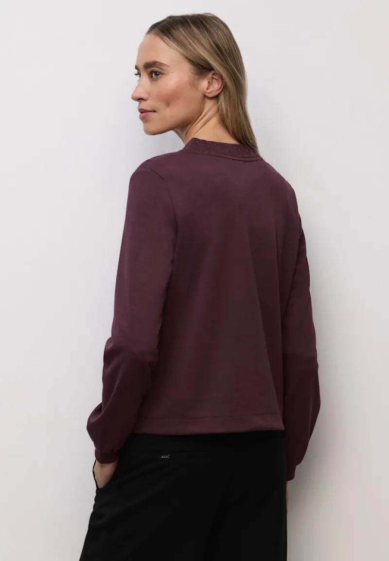 Street One Shirts*Leichter Blouson mit Glitzer jazz berry