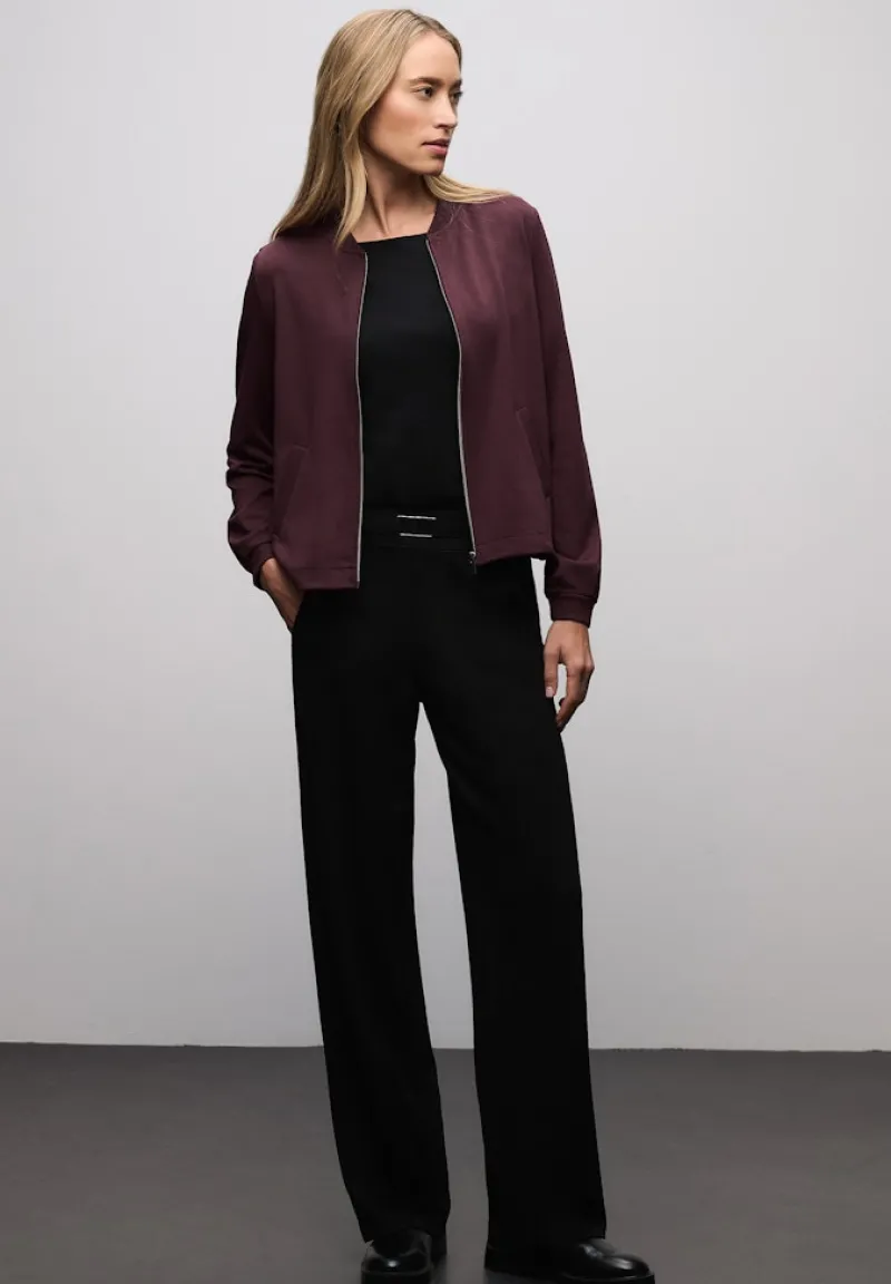 Street One Shirts*Leichter Blouson mit Glitzer jazz berry