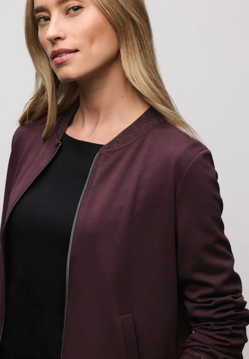 Street One Shirts*Leichter Blouson mit Glitzer jazz berry