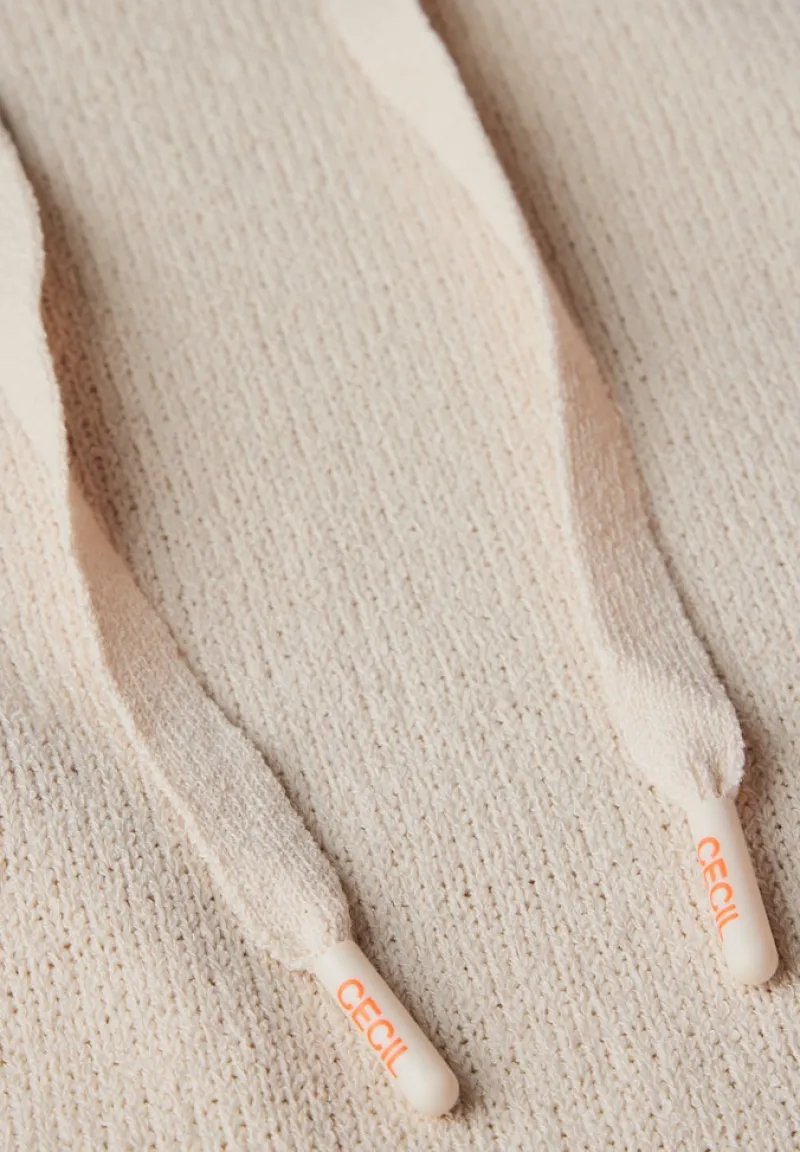 Cecil Pullover & Sweatshirts*Leichter Hoodie pearl beige