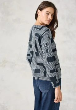 Cecil Shirts*Leichtes Sweatshirt deep petrol