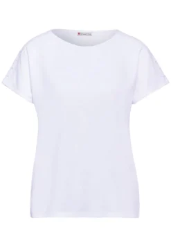 Street One Shirts*Leichtes T-Shirt white