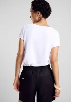 Street One Shirts*Leichtes T-Shirt white