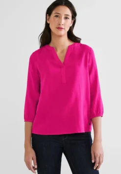 Street One Blusen*Leinen-Baumwolle-Mix Bluse oasis pink