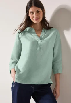 Cecil Blusen*Leinenbluse ice sage green