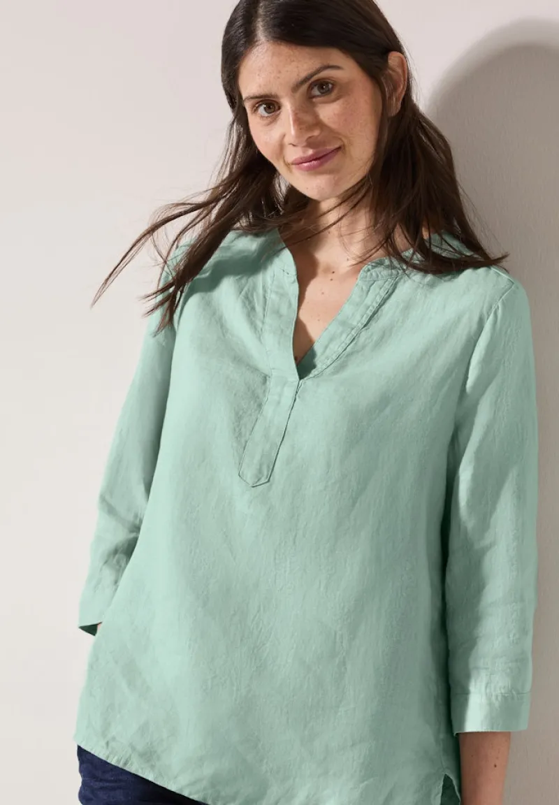 Cecil Blusen*Leinenbluse ice sage green