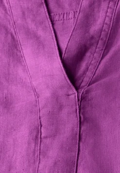 Cecil Blusen*Leinenbluse magenta lacquer