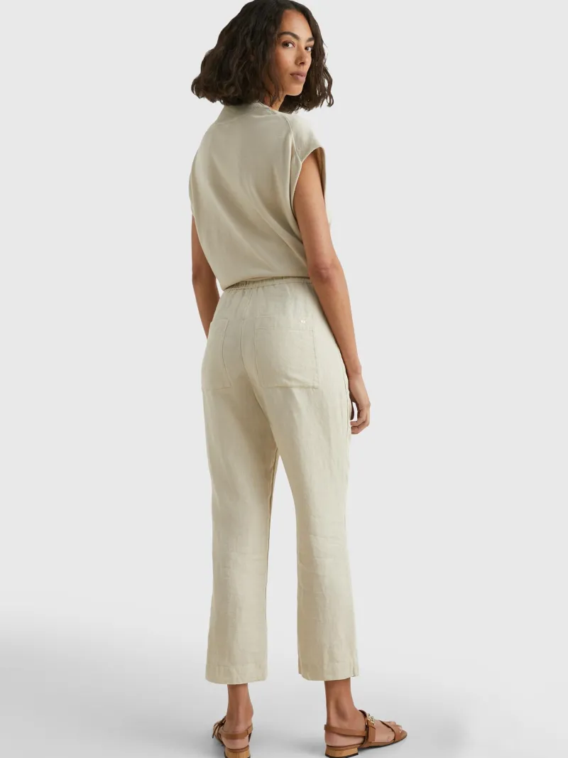 Tommy Hilfiger Hosen*Leinenhose khaki