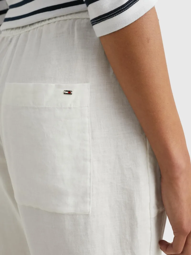 Tommy Hilfiger Hosen*Leinenhose white