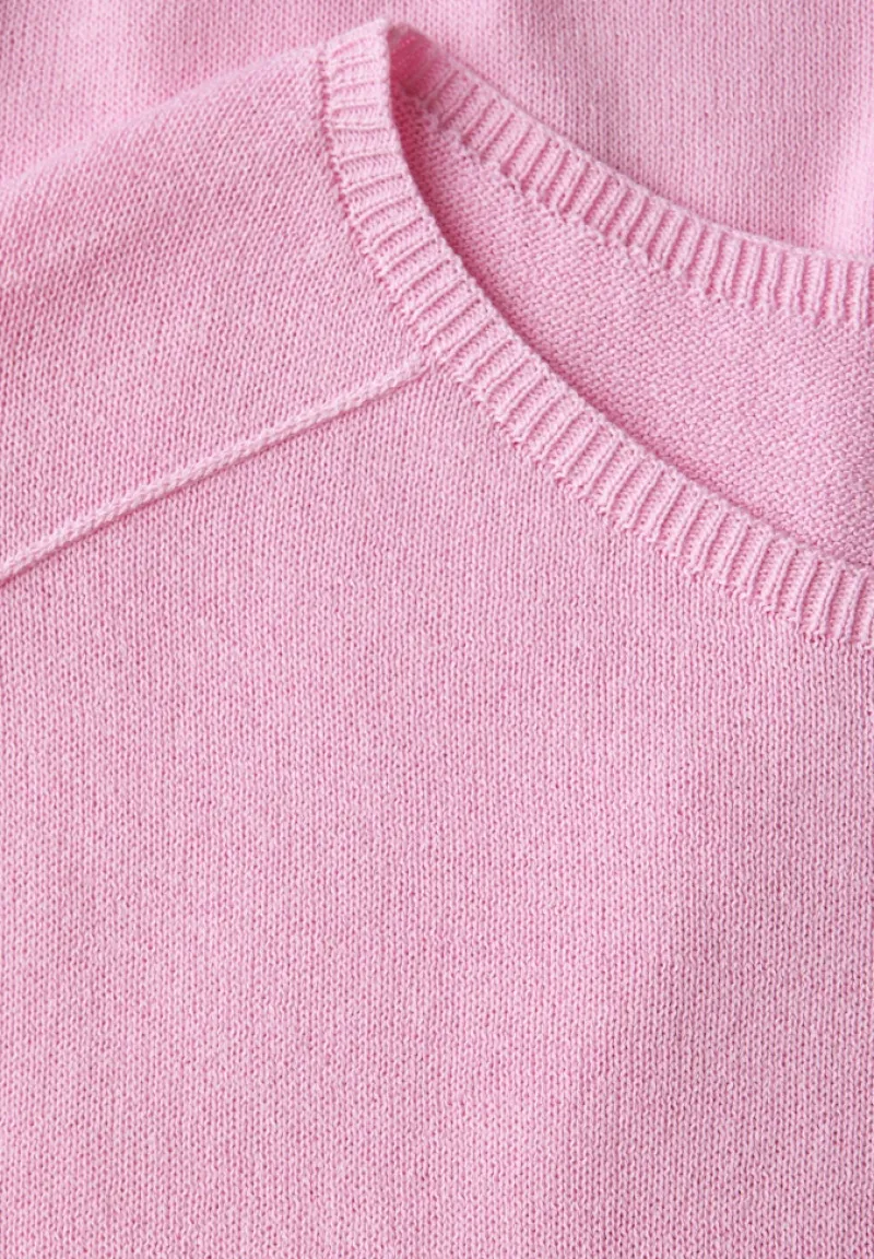 Cecil Pullover & Sweatshirts*Leinen-Look Strickpullover cherry blossom pink