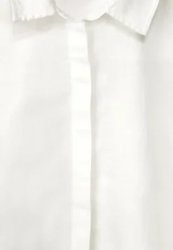Street One Blusen*Leinenmix Longbluse off white