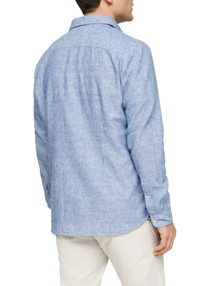 s.Oliver Hemden|Big Boys*Leinenmix-Hemd Blau