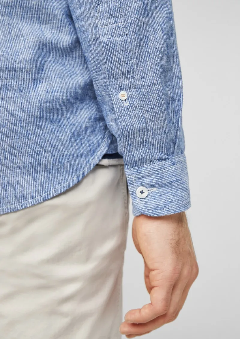 s.Oliver Hemden|Big Boys*Leinenmix-Hemd Blau