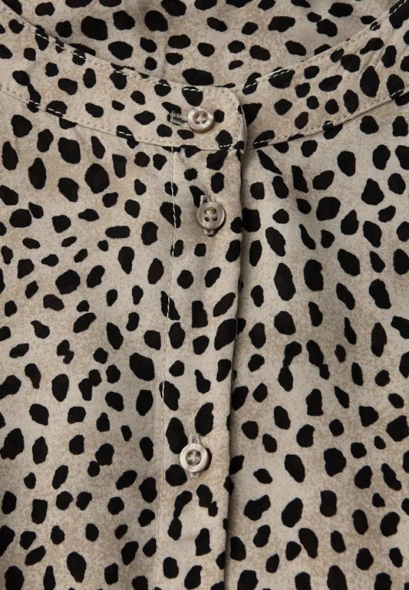 Street One Blusen*Leo Bluse mit Tapedetails sanded beige