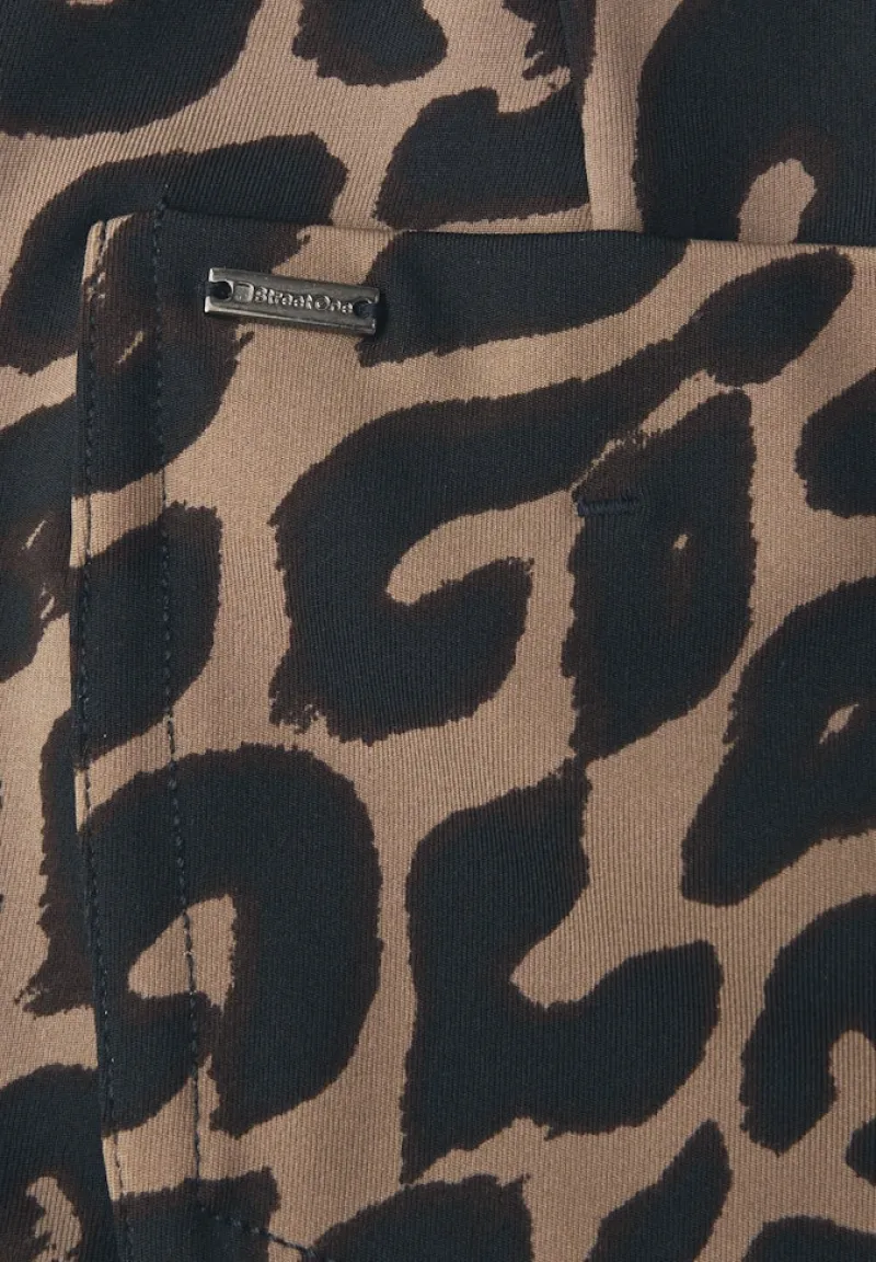 Street One Hosen*Leo Bootcut Hose silk brown