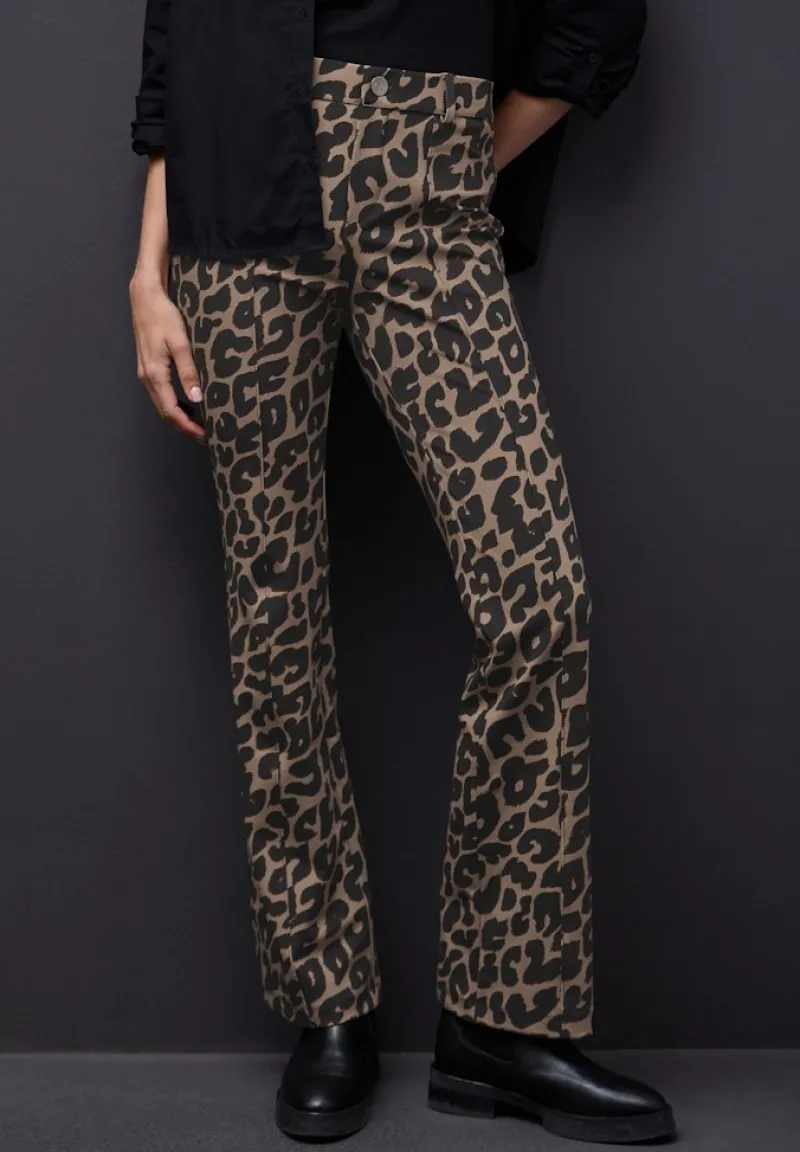 Street One Hosen*Leo Bootcut Hose silk brown