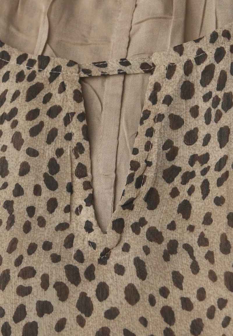 Street One Blusen*Leo Chiffon Tunika sanded beige