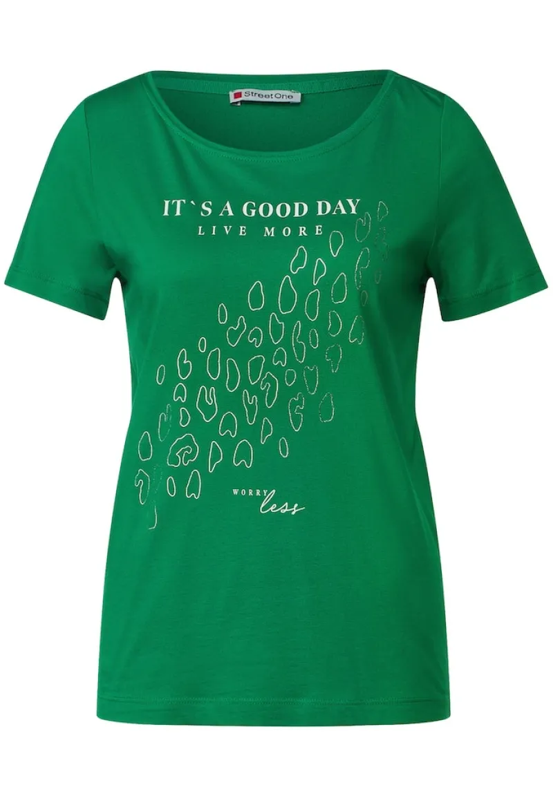 Street One Shirts*Leo Folienprint Shirt brisk green