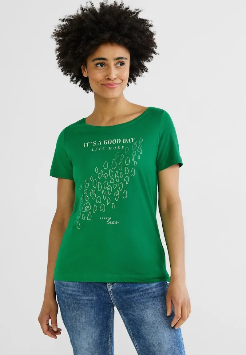 Street One Shirts*Leo Folienprint Shirt brisk green