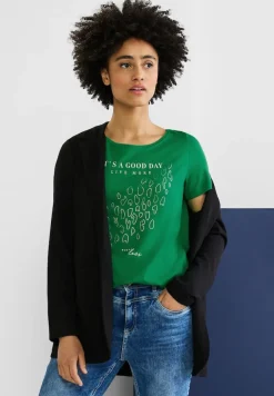 Street One Shirts*Leo Folienprint Shirt brisk green