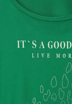 Street One Shirts*Leo Folienprint Shirt brisk green