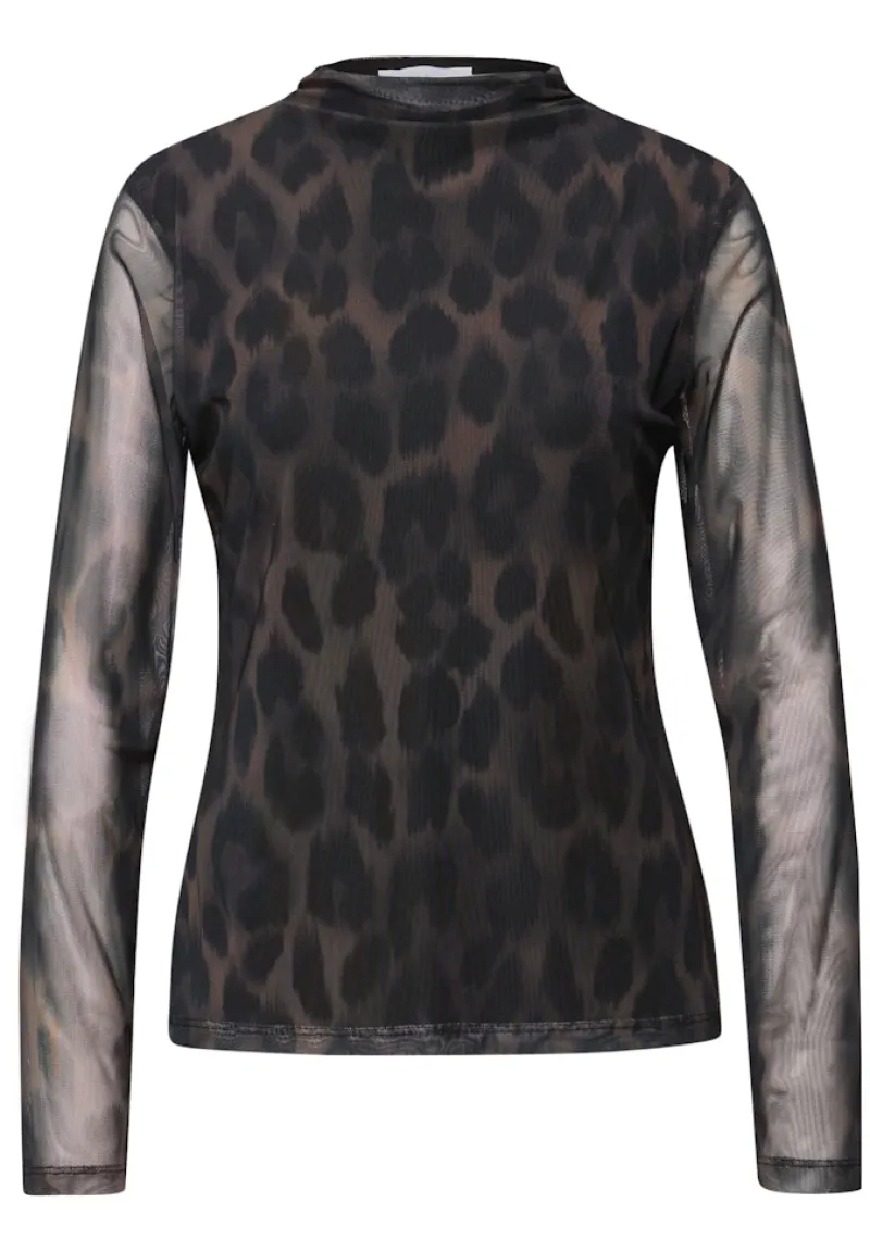 STREET ONE STUDIO Shirts*Leo Mesh Shirt Black