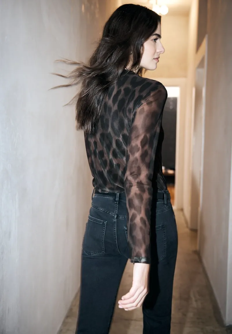 STREET ONE STUDIO Shirts*Leo Mesh Shirt Black