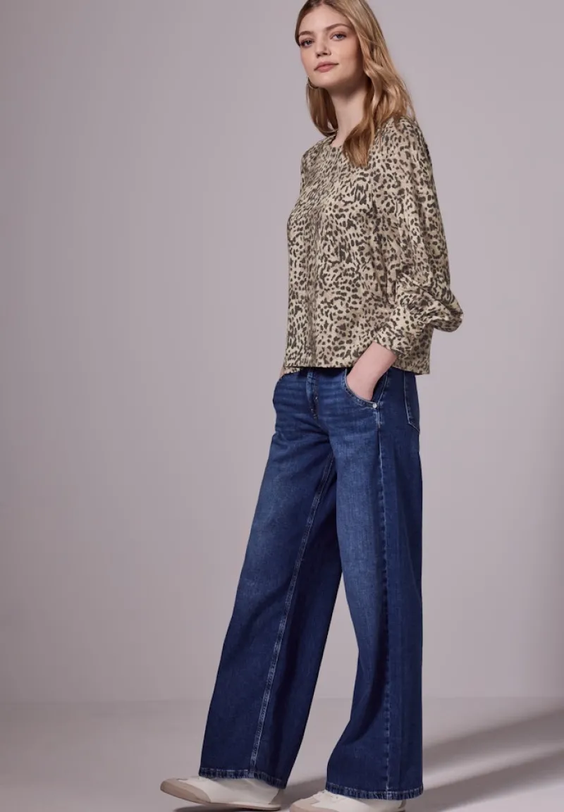 STREET ONE STUDIO Blusen*Leo Raglan Bluse creamy brown