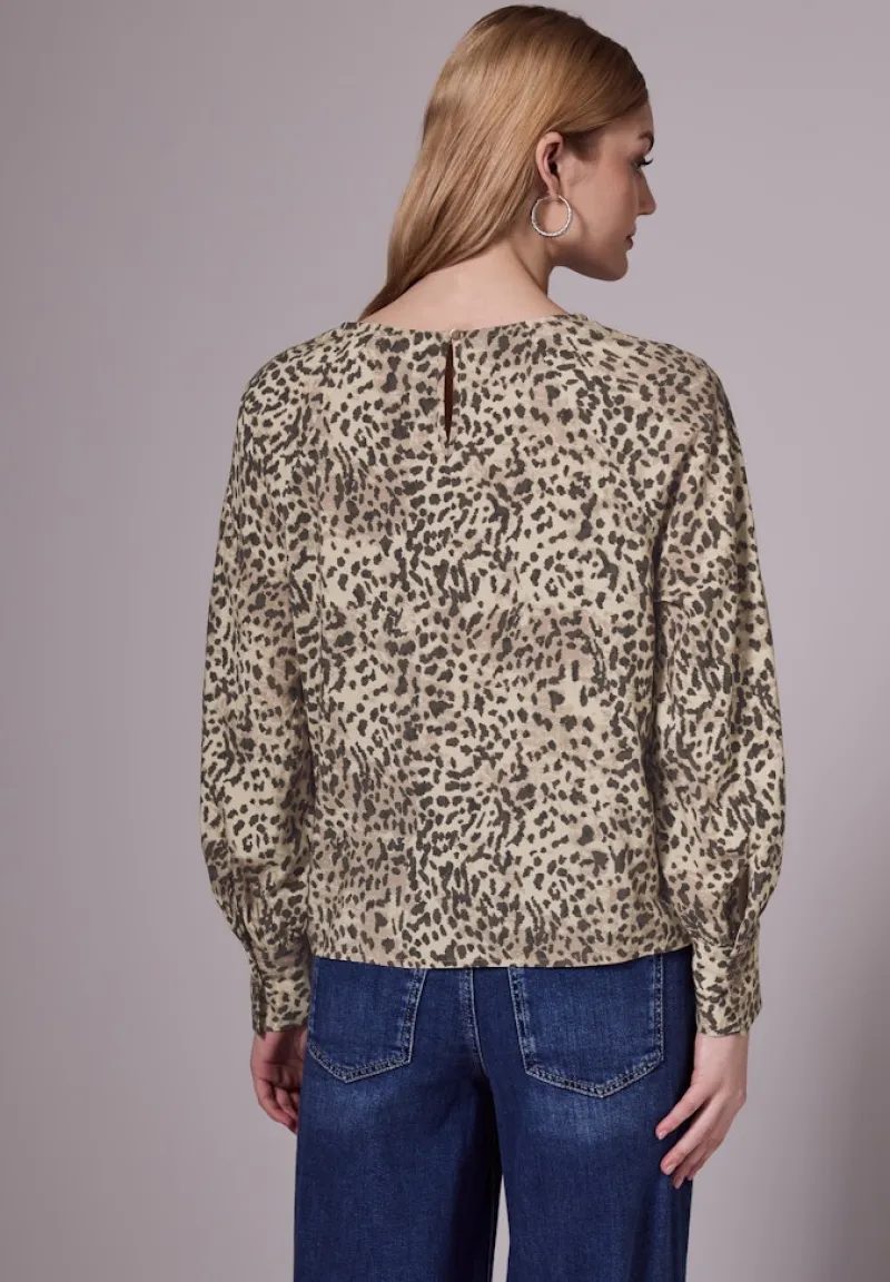 STREET ONE STUDIO Blusen*Leo Raglan Bluse creamy brown