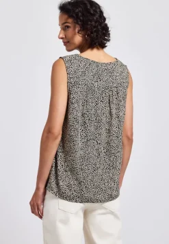 Street One Shirts*Leo-Bluse mit Smock-Details cotton cream