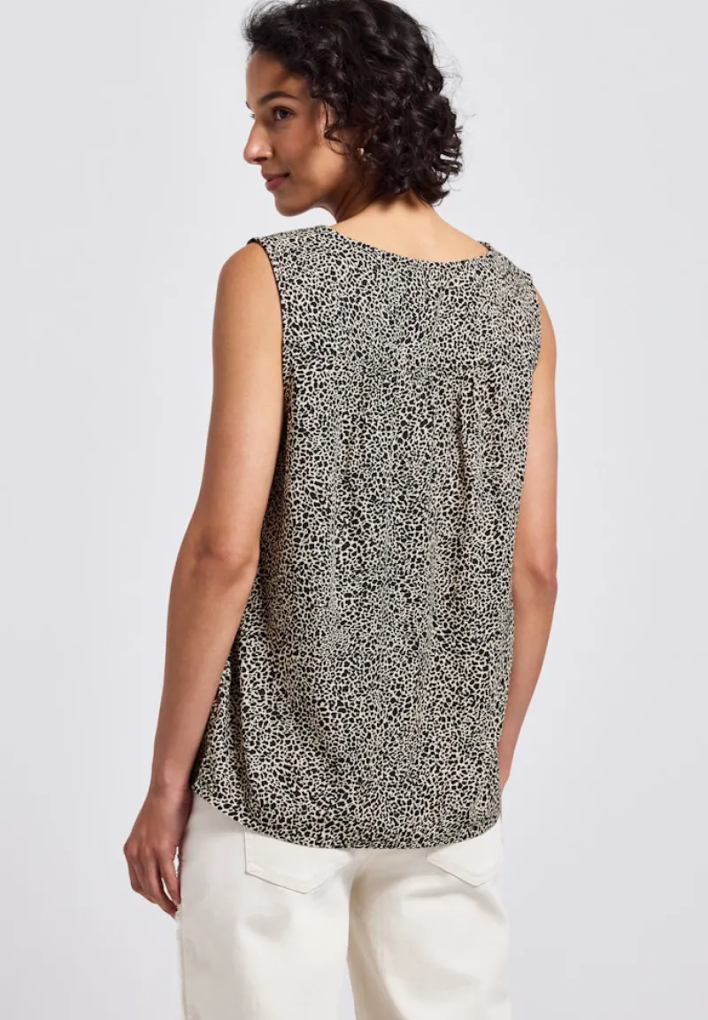 Street One Shirts*Leo-Bluse mit Smock-Details cotton cream