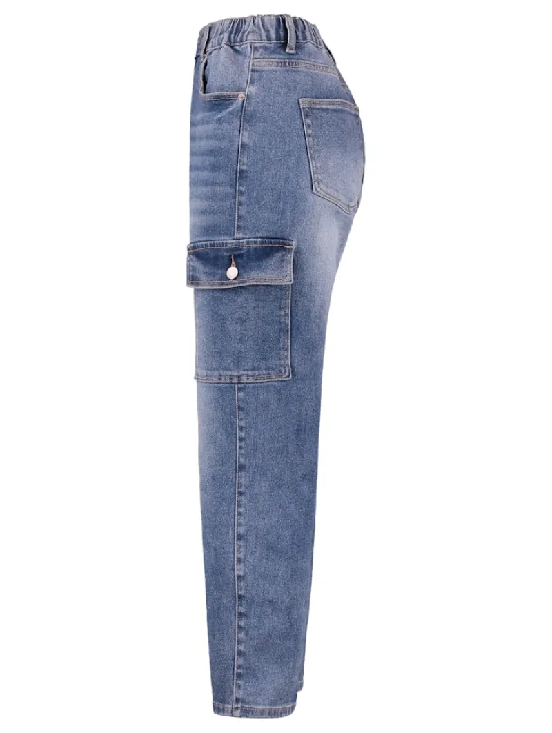 Hailys Jeans*LG HW C JN Mi44rell Cargo mblue