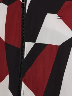 Tommy Hilfiger Jacken*LIGHTWEIGHT HOODED PRINT JACKET dazzle camo rouge