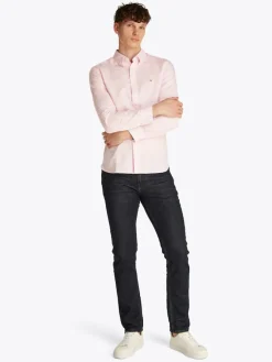 Tommy Hilfiger Hemden|Big Boys*LINEN BLEND SOLID RF SHIRT pink lily