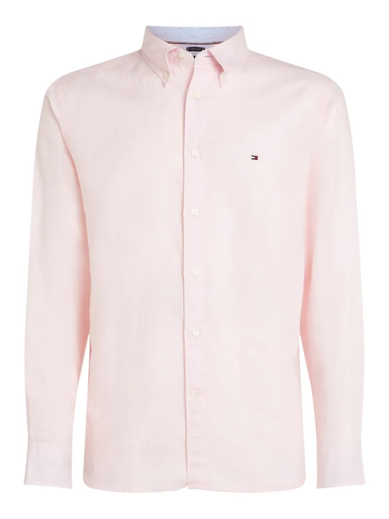 Tommy Hilfiger Hemden|Big Boys*LINEN BLEND SOLID RF SHIRT pink lily