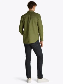 Tommy Hilfiger Hemden|Big Boys*LINEN BLEND SOLID RF SHIRT battle green