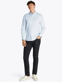 Tommy Hilfiger Hemden|Big Boys*LINEN BLEND SOLID RF SHIRT breezy blue