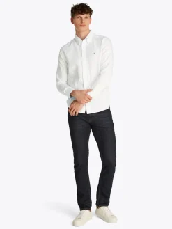 Tommy Hilfiger Hemden|Big Boys*LINEN BLEND SOLID RF SHIRT th optic white