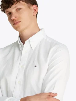 Tommy Hilfiger Hemden|Big Boys*LINEN BLEND SOLID RF SHIRT th optic white