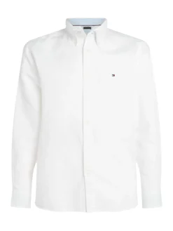 Tommy Hilfiger Hemden|Big Boys*LINEN BLEND SOLID RF SHIRT th optic white