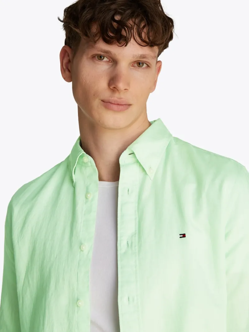 Tommy Hilfiger Hemden|Big Boys*LINEN BLEND SOLID RF SHIRT opal green