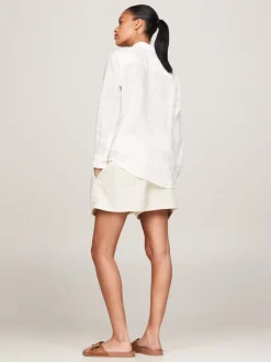 Tommy Hilfiger Blusen*LINEN RELAXED SHIRT LS ecru