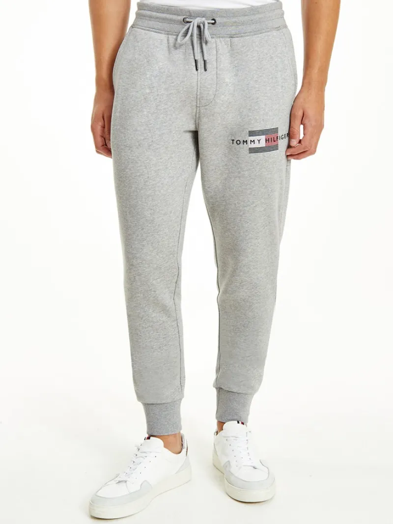 Tommy Hilfiger Hosen*LINES HILFIGER SWEATPANT light grey heather